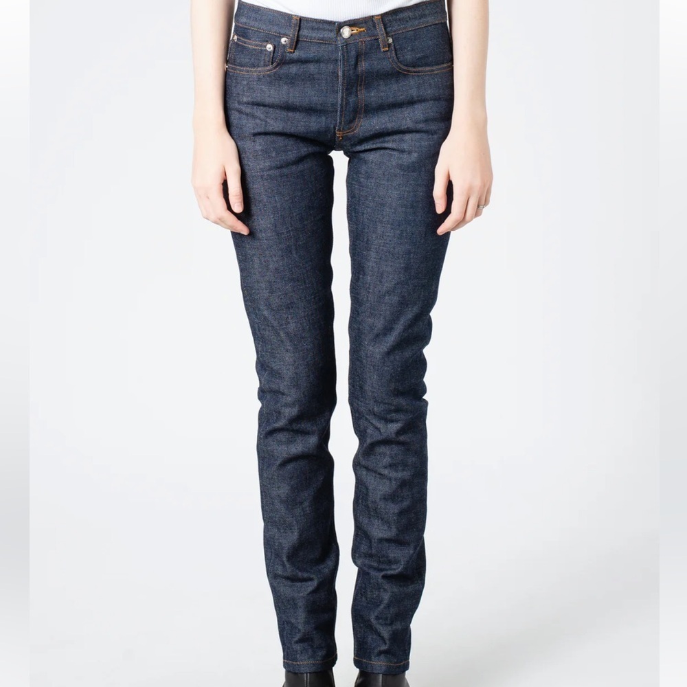 A.P.C. Petit New Standard Jeans Indigo Black Wash Size 26